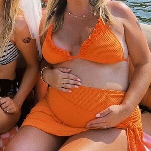 Amazon Vibrant Orange Bikini Set